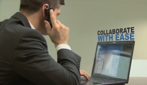 Motion graphic corporate video created for Mitel