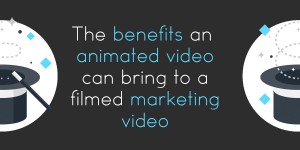 The benefits an animated video can bring to a filmed marketing video