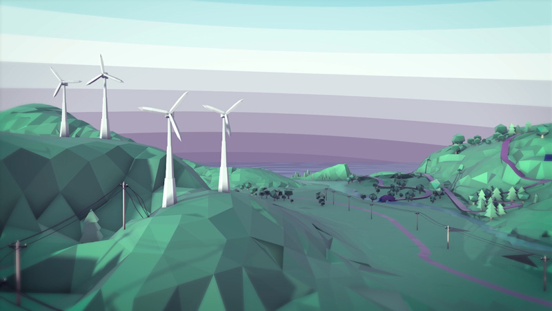 Low Poly 3D Animation - Energy Company • Stormy Studio