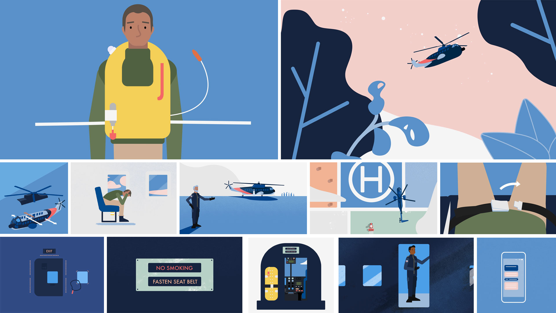 Helicopter Animated Health and Safety Videos