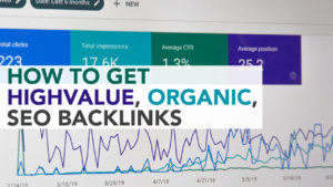 Get organic seo backlinks