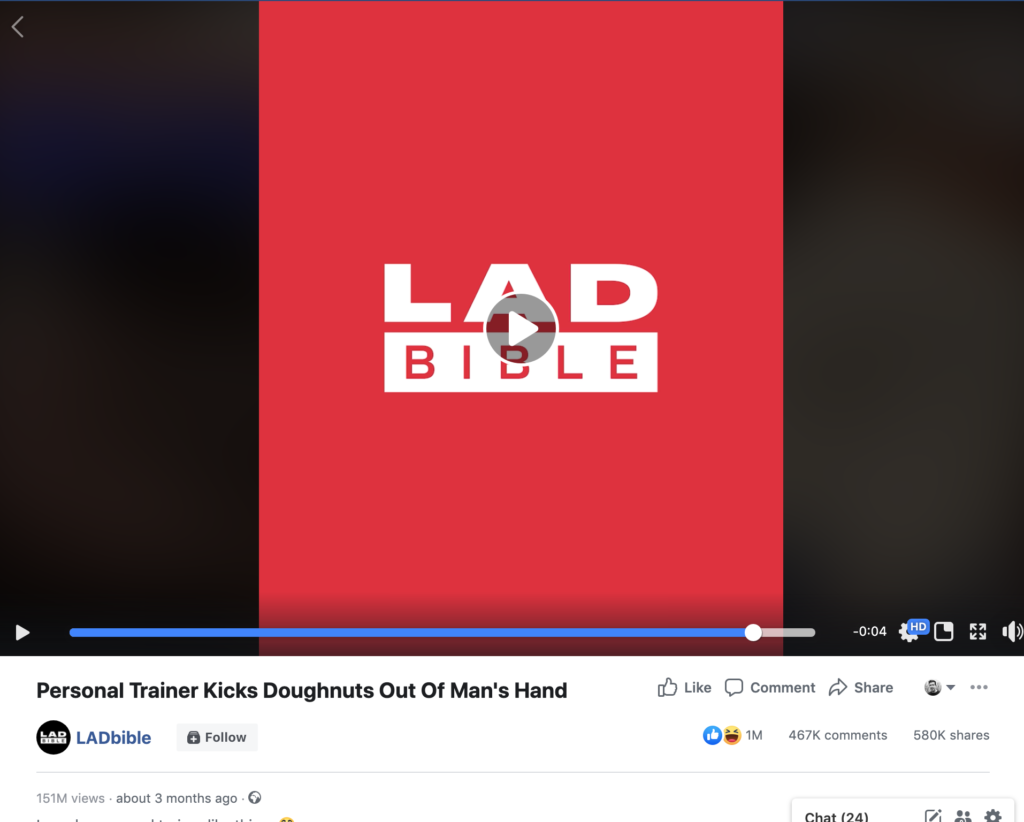 LADbible using social media video for their business