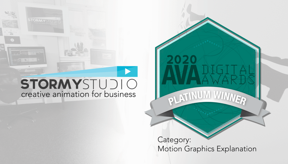 Animation Studio win 2020 AVA Digital Platinum award • Stormy Studio