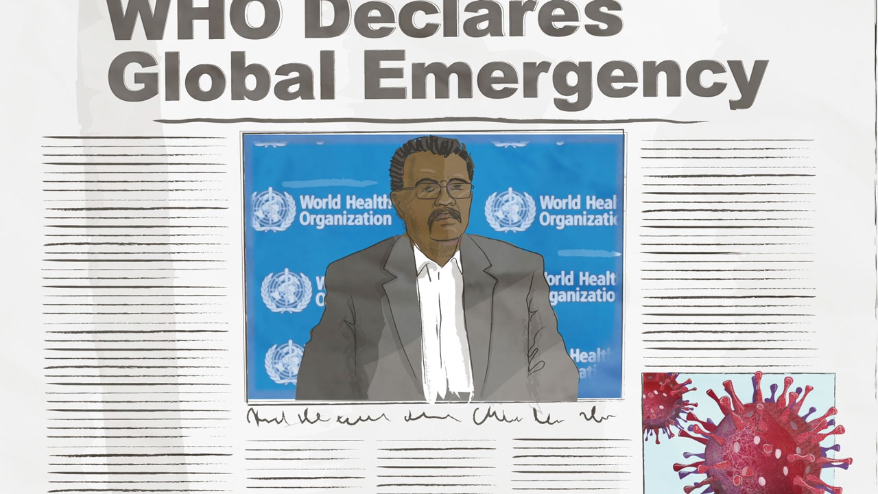 World Health Organisation Animation Illustration