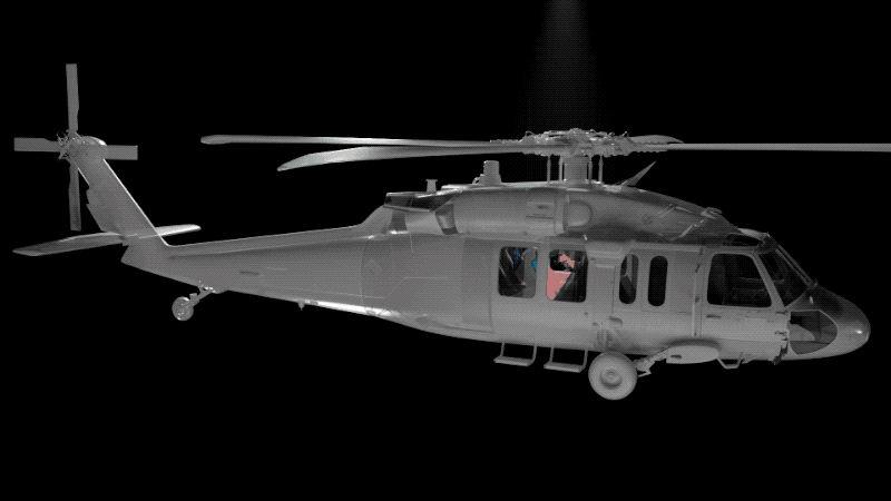 3D Helicopter Tech animation