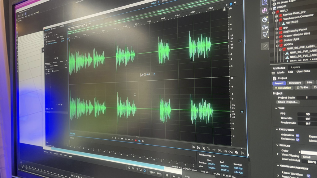AI voiceover production for business animation
