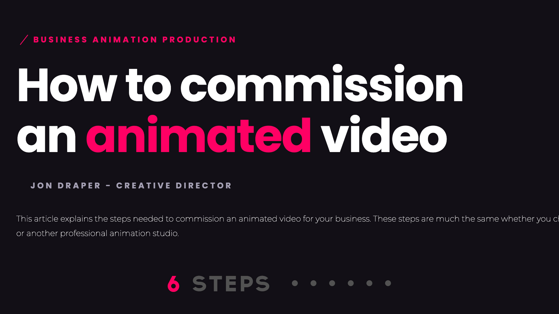 how to commission an animation